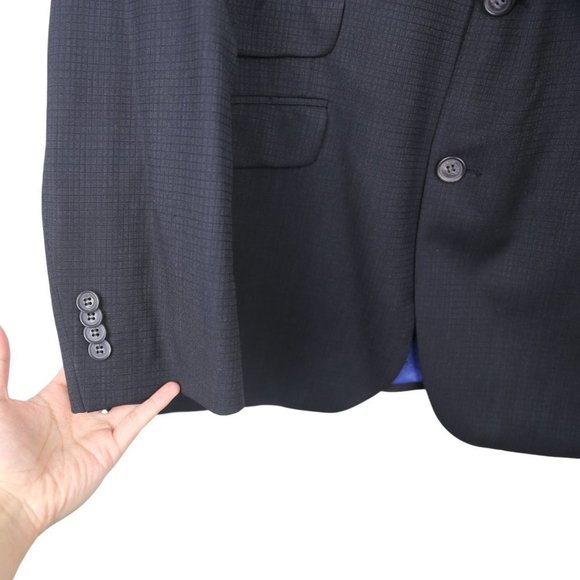 TED BAKER London No Ordinary Joe Men's Wool Blazer Suit Jacket Size 44R - Picture 4 of 11